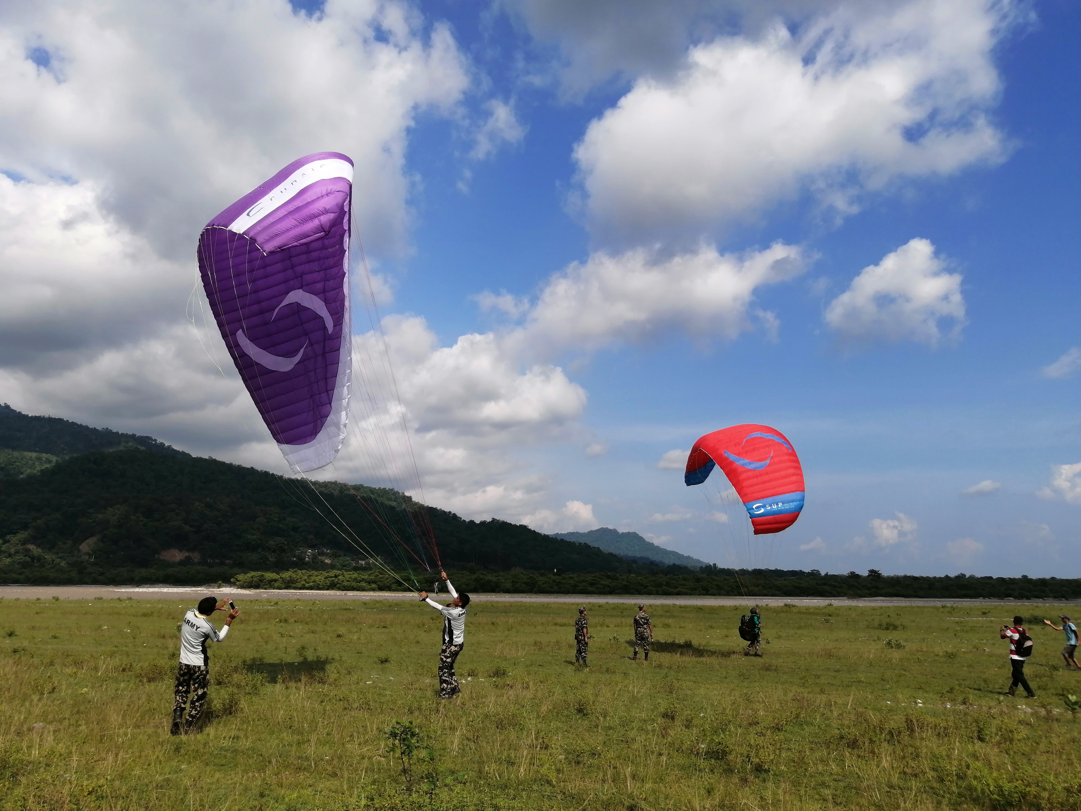nepali army training in paragliding in ujdayapur 2019 pradeshportal.com