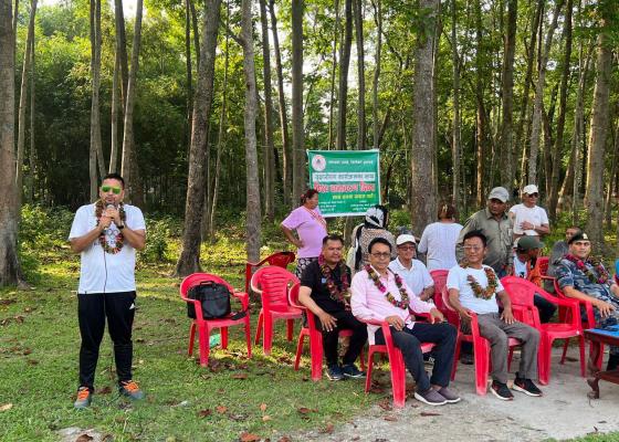 ब्रम्हपुरमा अल्टीट्युड क्लबको बृहत्त बृक्षा रोपण, व्यवस्थित खेलमैदान र पार्क बनाउने योजना