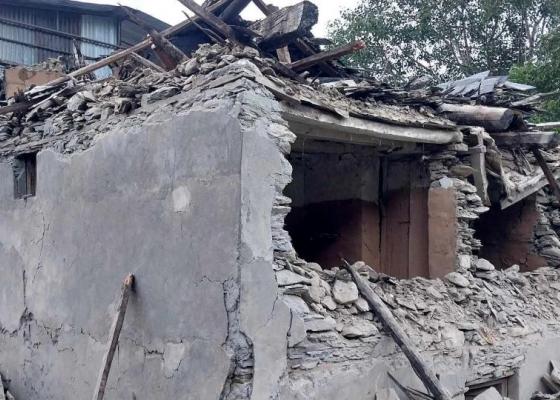 भूकम्प अपडेटः बाजुरामा दुई घाइते, नौ घर पूर्ण क्षति