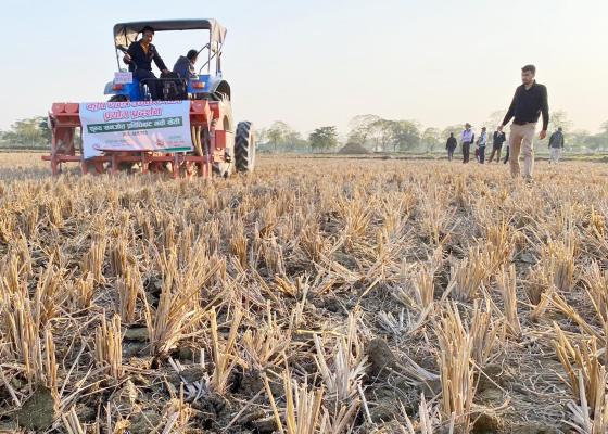 झापामा शून्य खनजोत प्रविधिबाट मकैखेती