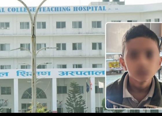 इटहरीका ७ वर्षीय बालकको नोबेल अस्पतालमा नाकको अप्रेसन गर्दा दाहिने आँखाको ज्योति गुम्यो