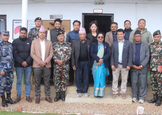 निशान पदमार्गमा पदयात्राको तयारी निशान पदमार्गमा पदयात्राको तयारी