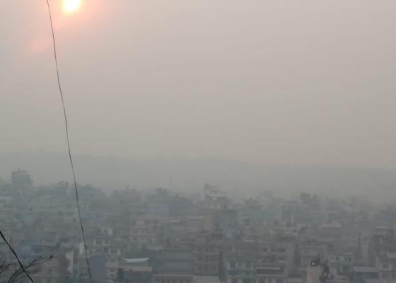 वायु प्रदूषण संवेदनशील अवस्थामा