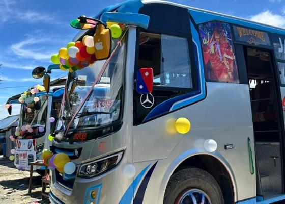 ताप्लेजुङबाट सुविधा र प्रविधियुक्त बस सेवा सञ्चालन