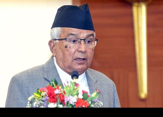 विपत्तिमा हराएकाको खोजी नरोक्न राष्ट्रपति पौडेलको आग्रह विपत्तिमा हराएकाको खोजी नरोक्न राष्ट्रपति पौडेलको आग्रह