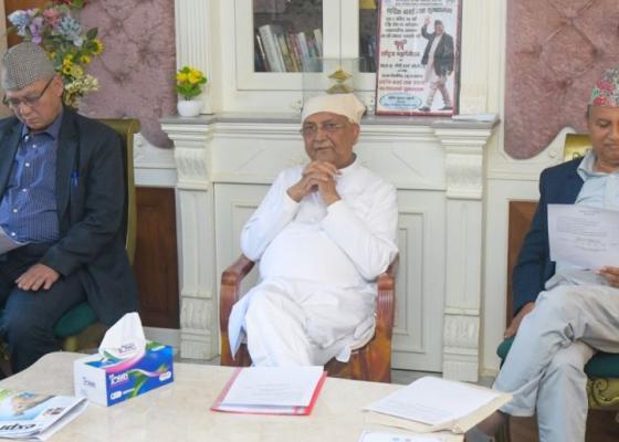 एमाले विवादः बल्थली बैठक असफल, प्रतिवेदन मिलाउन अर्को कार्यदल