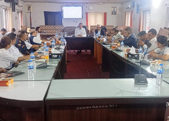 सम्भावित विपद्को जोखिमलाई मध्यनजर गर्दै कोशीमा पूर्वतयारी तीव्र