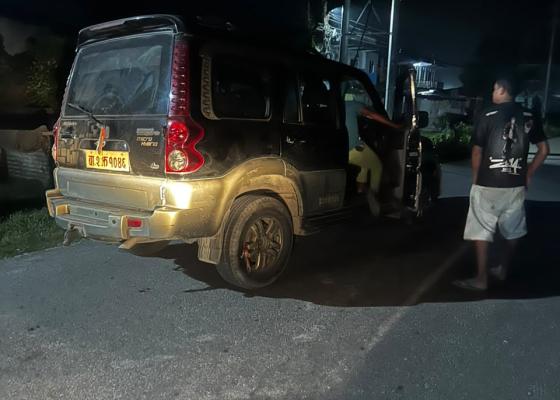 खनारमा इटहरी उपमहानगरपालिकाको स्कारपियो दुर्घटना, चालकले मादक पदार्थ सेवन गरेको स्थानीयको दाबी