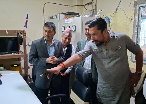 ऊर्जा मन्त्री श्रेष्ठद्वारा कुलेखानी जलविद्युत् ड्यामकाे निरीक्षण, बाँध जाेखिममुक्त