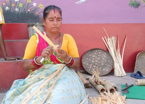 छठ पर्वमा मल्लिक समुदायको बाँसको ढाकी बनाउने पेसा संकटमा, बजार र सरकारी सहयोगको अभाव छठ पर्वमा मल्लिक समुदायको बाँसको ढाकी बनाउने पेसा संकटमा, बजार र सरकारी सहयोगको अभाव